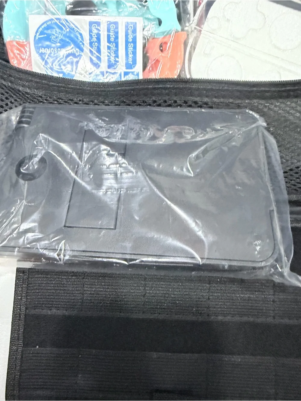 Portable Game Console Travel Case with Accessories - Black